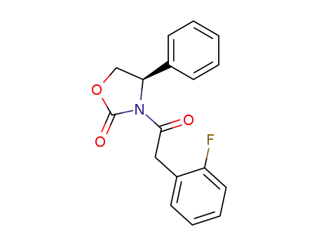 3-[2-(2-fluorophenyl)-1-oxoethyl]-4-(R)-phenyl-2-oxazolidinone