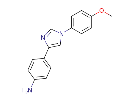 Benzenamine, 4-[1-(4-methoxyphenyl)-1H-imidazol-4-yl]-