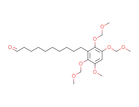 Benzenedecanal, 3-methoxy-2,5,6-tris(methoxymethoxy)-