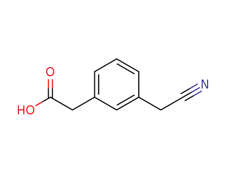 Benzeneacetic acid, 3-(cyanomethyl)-