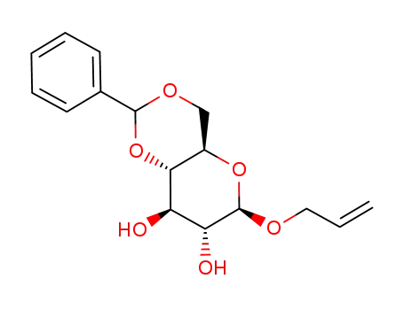 Molecular Structure of 84276-56-2 (ALLYL-4,6-O-BENZYLIDENE-BETA-D-GLUCOPYRANOSIDE)