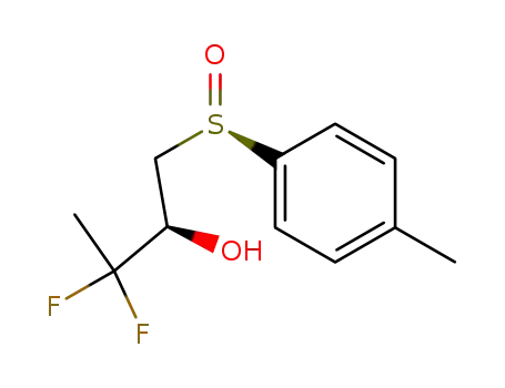 3,3-difluoro-1-<(4-methylphenyl)sulfinyl>butan-2(S)-ol