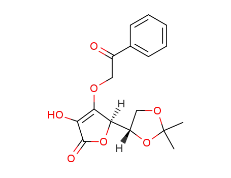 L-5,6-O-isopropylidene-3-O-benzoylmethylascorbic acid