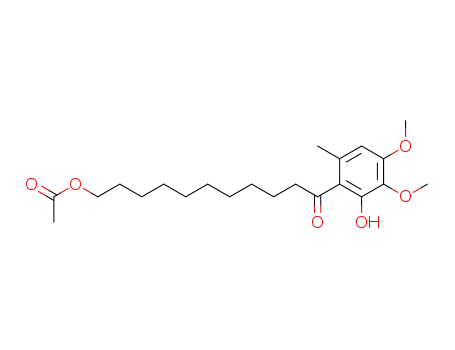 6-(11-acetoxy-1-oxoundecyl)-2,3-dimethoxy-5-methylphenol