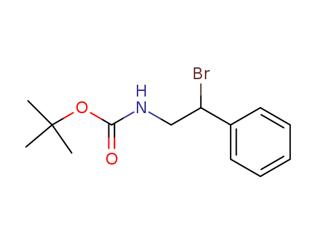 Carbamic acid, (2-bromo-2-phenylethyl)-, 1,1-dimethylethyl ester