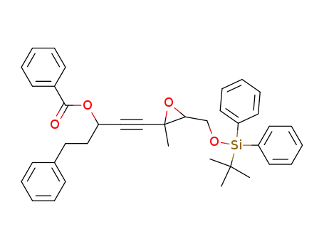 (4S*,5S*)-[6-(tert-butyldiphenylsilyloxy)]-4,5-epoxy-4-methyl-1-(2-phenylethyl)hex-2-ynyl benzoate