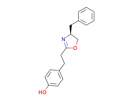 (S)-4-benzyl-2-[2-(4-hydroxyphenyl)ethyl]-2-oxazoline