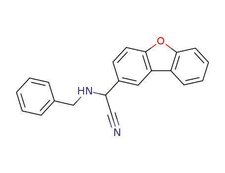 2-Dibenzofuranacetonitrile, a-[(phenylmethyl)amino]-