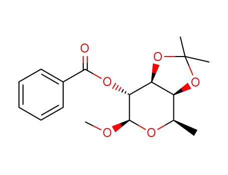 methyl 2-O-benzoyl-6-deoxy-3,4-O-isopropylidene-β-D-galactopyranoside