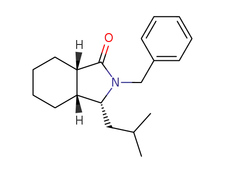 (1RS, 6SR, 9RS)-N-benzyl-9-isobutyl-trans-8-azabicyclo<4.3.0>nonan-7-one