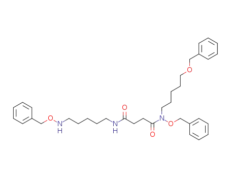 Molecular Structure of 284666-62-2 (1,6,17-tris(benzyloxy)-7,10-dioxo-6,11,17-triazaheptadecane)