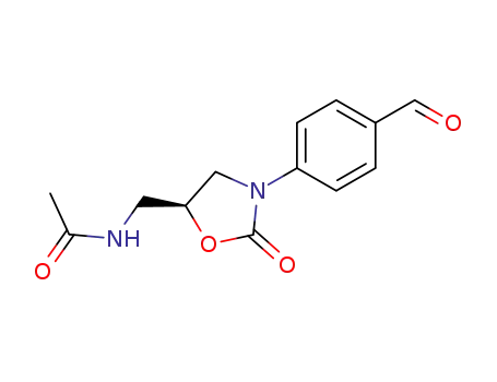 Acetamide, N-[[(5S)-3-(4-formylphenyl)-2-oxo-5-oxazolidinyl]methyl]-