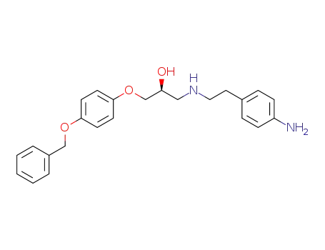 Molecular Structure of 321574-99-6 ((2S)-1-[(4-aminophenethyl)amino]-3-[4-(benzyloxy)phenoxy]-2-propanol)