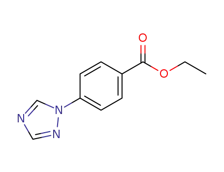 Molecular Structure of 143426-48-6 (Ethyl 4-(1,2,4-Triazol-1-yl)benzoate)