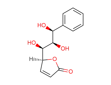 Molecular Structure of 164668-41-1 ((5S)-5-[(1S,2R,3S)-1,2,3-trihydroxy-3-phenylpropyl]furan-2(5H)-one)