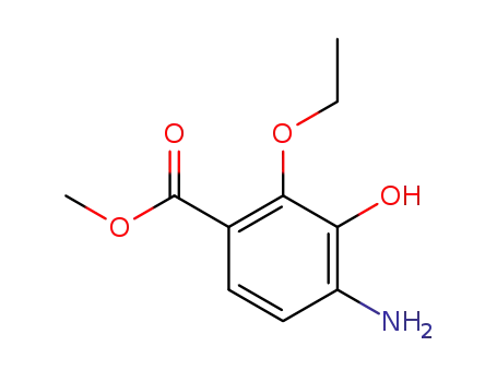 Benzoic acid, 4-amino-2-ethoxy-3-hydroxy-, methyl ester (9CI)