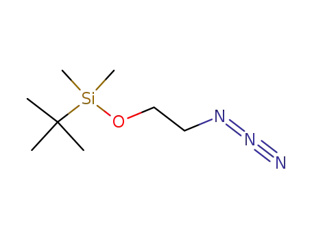 Molecular Structure of 113274-21-8 ((2-Azidoethoxy)(tert-butyl)diMethylsilane)