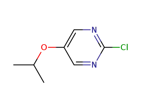 Molecular Structure of 169677-67-2 (Pyrimidine, 2-chloro-5-(1-methylethoxy)-)