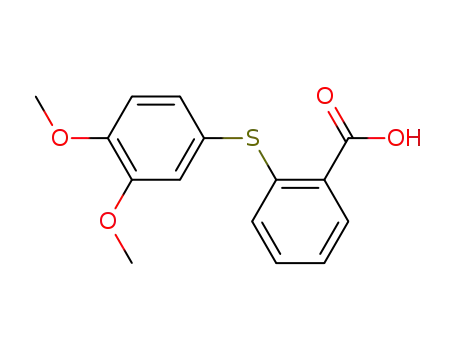 Benzoic acid, 2-[(3,4-dimethoxyphenyl)thio]-