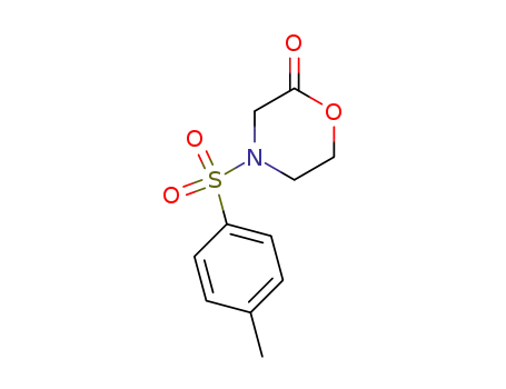 Molecular Structure of 91134-36-0 (N-tosylmorpholinone)