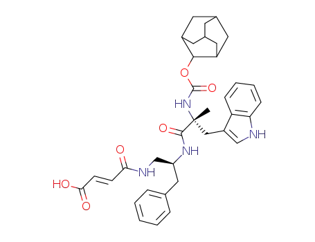 2-Butenoic acid,4-[[(2S)-2-[[(2R)-3-(1H-indol-3-yl)-2-methyl-1-oxo-2-[[(tricyclo[3.3.1.13,7]dec-2-yloxy)carbonyl]amino]propyl]amino]-3-phenylpropyl]amino]-4-oxo-,(2E)-