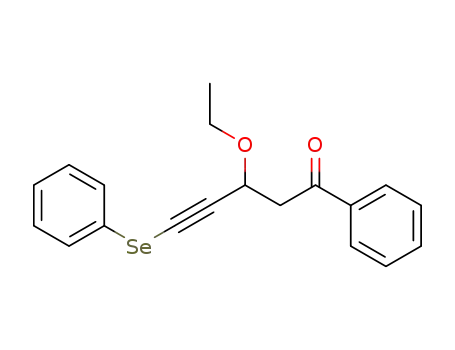 4-Pentyn-1-one, 3-ethoxy-1-phenyl-5-(phenylseleno)-