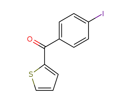 Molecular Structure of 24263-10-3 (Methanone, (4-iodophenyl)-2-thienyl)