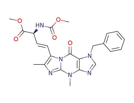 <S-(E)>-4-<1-Benzyl-4,9-dihydro-4,6-dimethyl-9-oxo-1H-imidazo<1,2-a>purin-7-yl>-2-<(methoxycarbonyl)amino>-3-butenoic Acid Methyl Ester