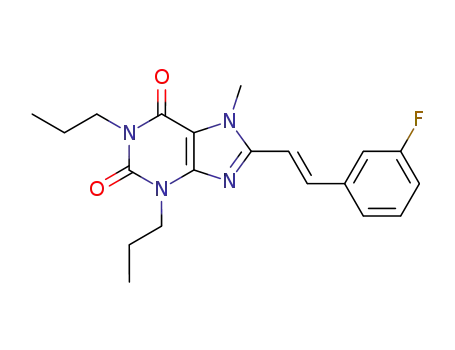 (E)-8-(3-Fluorostyryl)-7-methyl-1,3-dipropylxanthine