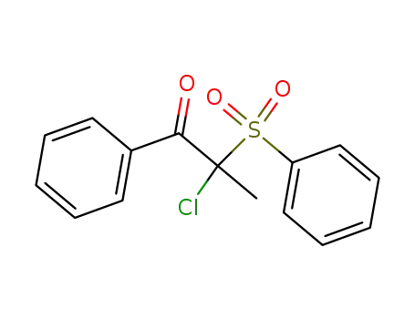 1-Propanone, 2-chloro-1-phenyl-2-(phenylsulfonyl)-