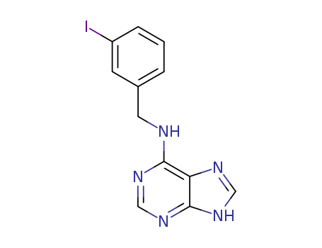 9H-Purin-6-amine,N-[(3-iodophenyl)methyl]-