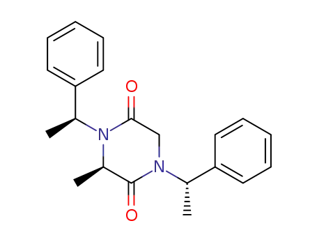 (3R)-<3-methyl-1,4-bis(S)-1-phenylethyl>-piperazine-2,5-dione