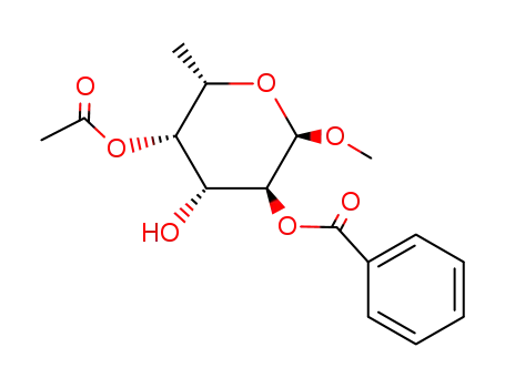 Methyl 4-O-acetyl-2-O-benzoyl-6-deoxy-α-L-galactopyranoside