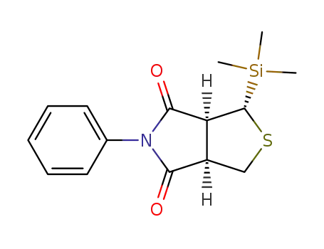 2-trimethylsilyltetrahydrothiophene-3,4-(N-phenyl)dicarboxyimide