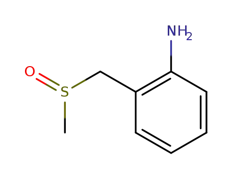 Benzenamine, 2-[(methylsulfinyl)methyl]-