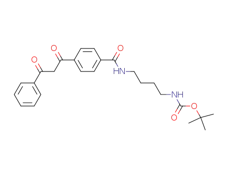 Carbamic acid, [4-[[4-(1,3-dioxo-3-phenylpropyl)benzoyl]amino]butyl]-,
1,1-dimethylethyl ester