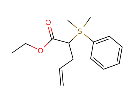 ethyl-2-(dimethylphenylsilyl)pent-4-enoate