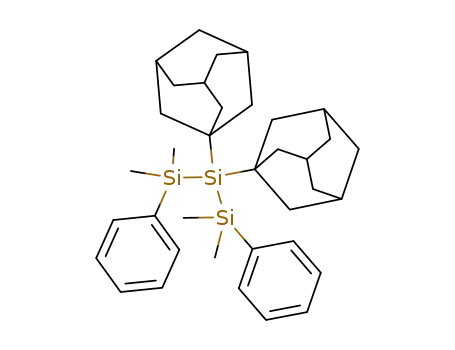 2,2-diadamantyl-1,1,3,3-tetramethyl-1,3-diphenyltrisilane