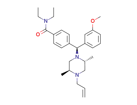 4-[(S)-[(2R,5S)-2,5-Dimethyl-4-(2-propen-1-yl)-1-piperazinyl](3-methoxyphenyl)methyl]-N,N-diethylbenzamide
