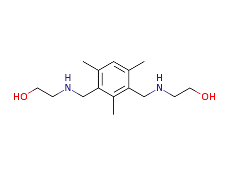Molecular Structure of 131254-45-0 (Ethanol, 2,2'-[(2,4,6-trimethyl-1,3-phenylene)bis(methyleneimino)]bis-)