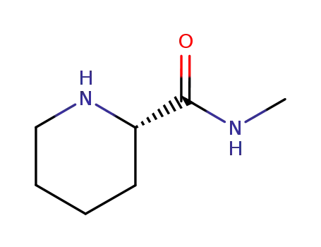 Molecular Structure of 207229-06-9 (2-Piperidinecarboxamide,N-methyl-,(2S)-(9CI))