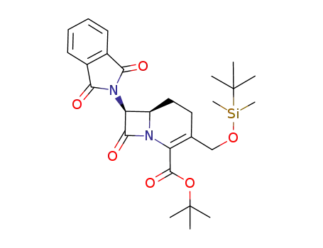 (6R,7S)-3-(tert-Butyl-dimethyl-silanyloxymethyl)-7-(1,3-dioxo-1,3-dihydro-isoindol-2-yl)-8-oxo-1-aza-bicyclo[4.2.0]oct-2-ene-2-carboxylic acid tert-butyl ester