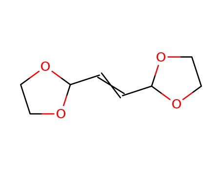 Molecular Structure of 1009-86-5 (1,3-Dioxolane, 2,2'-(1,2-ethenediyl)bis-)