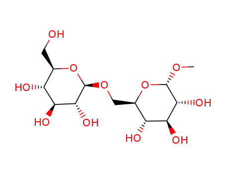 Molecular Structure of 78962-39-7 (METHYL 6-O-(ALPHA-D-MANNOPYRANOSYL)-ALPHA-D-MANNOPYRANOSIDE)