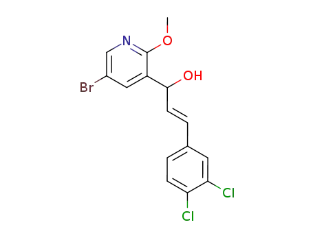 3-Pyridinemethanol,
5-bromo-a-[2-(3,4-dichlorophenyl)ethenyl]-2-methoxy-, (E)-