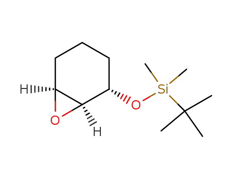 Molecular Structure of 84708-10-1 (Silane,
(1,1-dimethylethyl)dimethyl[(1R,2R,6R)-7-oxabicyclo[4.1.0]hept-2-yloxy]
-, rel-)