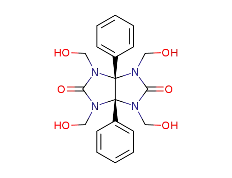 Imidazo[4,5-d]imidazole-2,5(1H,3H)-dione,
tetrahydro-1,3,4,6-tetrakis(hydroxymethyl)-3a,6a-diphenyl-, cis-