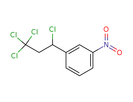 Molecular Structure of 86862-27-3 (Benzene, 1-nitro-3-(1,3,3,3-tetrachloropropyl)-)