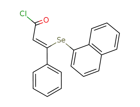 (Z)-3-(Naphthalen-1-ylselanyl)-3-phenyl-acryloyl chloride