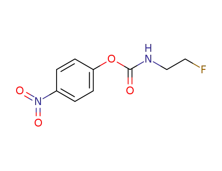 Molecular Structure of 110101-82-1 (Carbamic acid, (2-fluoroethyl)-, 4-nitrophenyl ester)